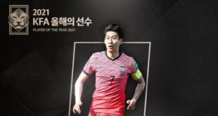 202112291028542854 310x165 - سون هيونج مين أفضل لاعب في كوريا الجنوبية للمرة السادسة