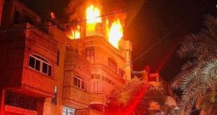9ahaa 310x165 - وفيات وإصابات في حريق كبير ببناية سكنية في جباليا